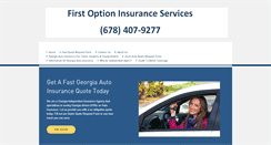 Desktop Screenshot of myfirstoptioninsurance.com