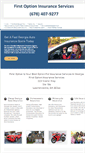 Mobile Screenshot of myfirstoptioninsurance.com